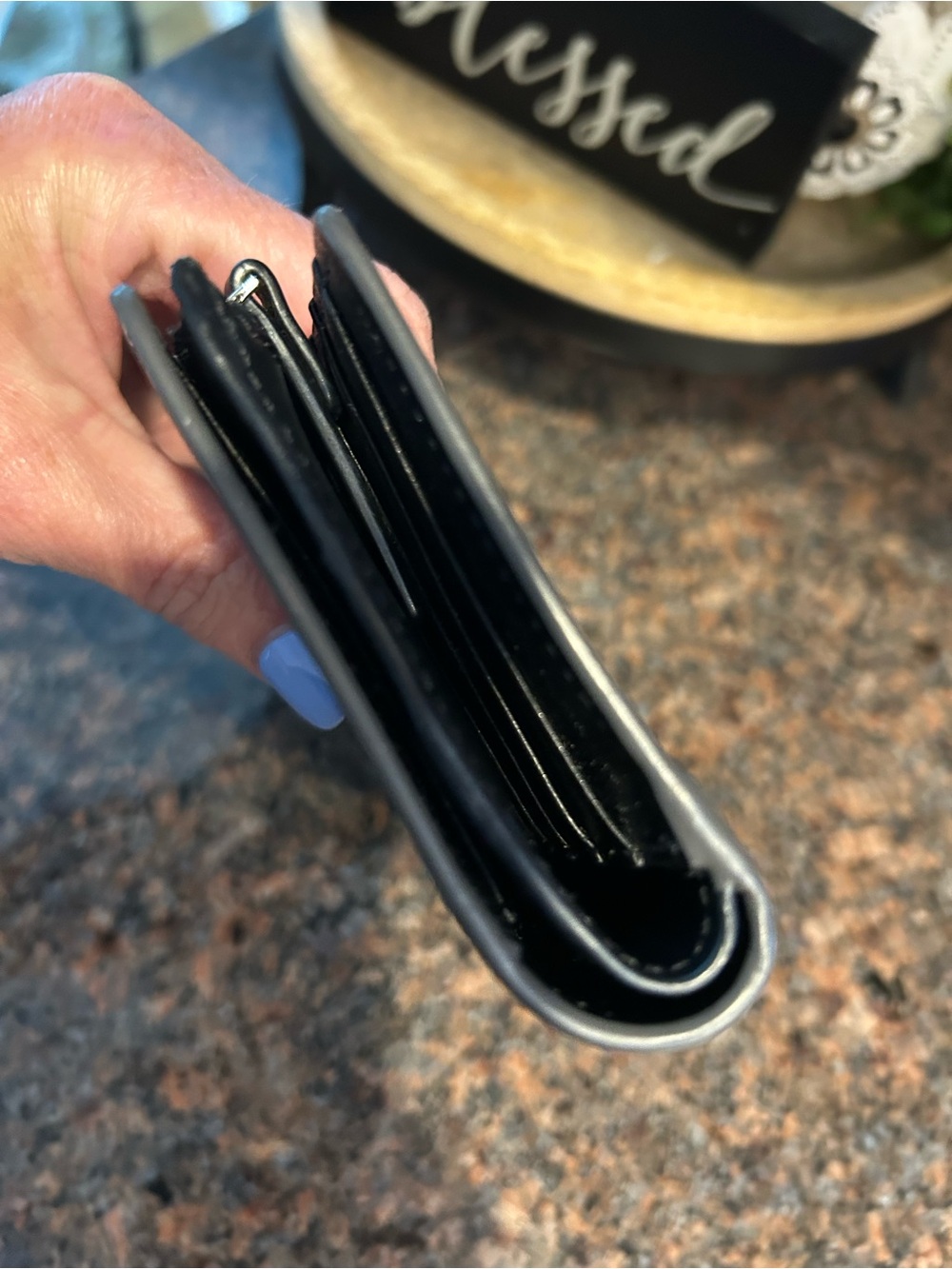 Kate Spade Patterson Drive Painted Edge Wallet - Picture 8 of 12